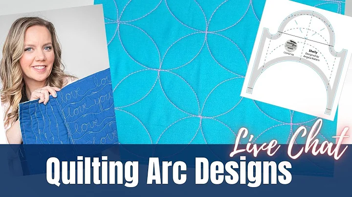 Machine Quilting Arc Designs with the Shelly Ruler...