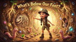 Underground Adventure! 🐜🪱 What's Below Our Feet  Noor's Kids Show  Preschool Science Song