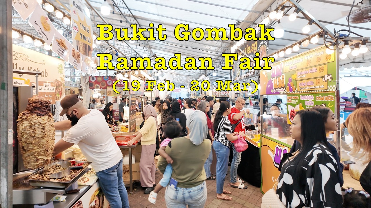 Ramadan Fair Bukit Gambak (19 Feb - 20 Mar) #singapore #bazaar #ramadan2026 #streetfood #fair