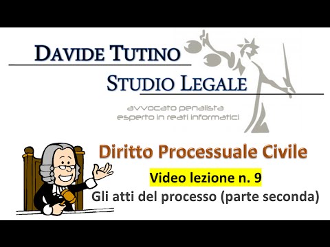 Video: Qual è L'ordine Generale Del Processo?