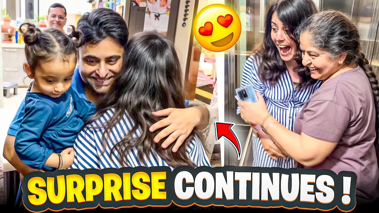 Surprise continues! She is back in India.
