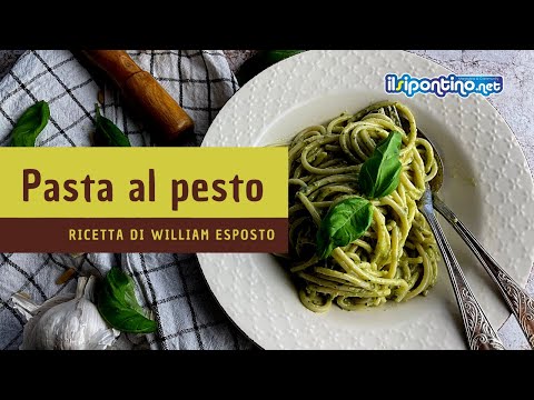 Pasta al pesto di basilico, un must della cucina italiana, semplice e gustosa