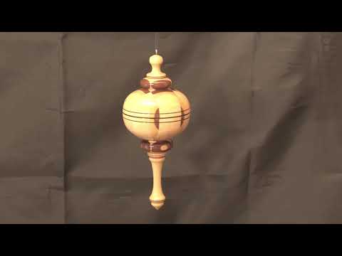 Woodturning Christmas Ornament 20