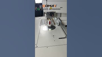 auto template sewing with laser #automationtechnology #sewingmachine #sewing  #newtechnology