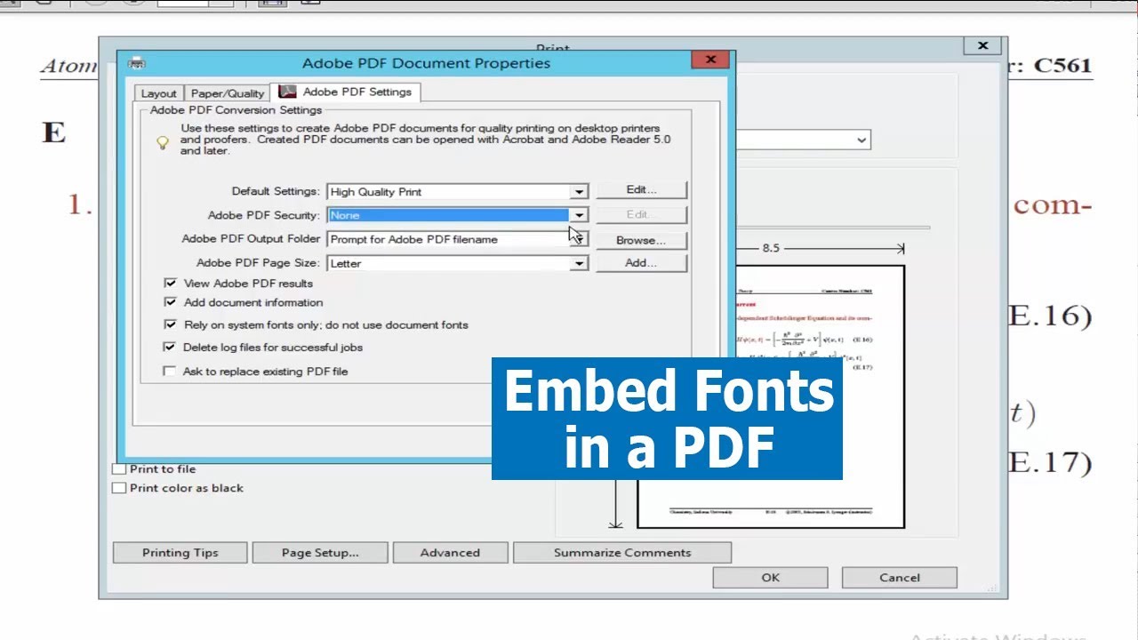 download font adobe acrobat pro