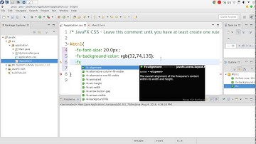 47 JAVA FX  GUI Scene Builder Drag & Drop