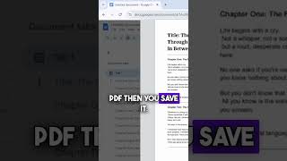 convert google docs to pdf tutorial #googledocstutorial #googledocstips #howtoshortsviral