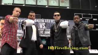 Lemieux Vs Rosado Face Off At Fight Announcement Presser