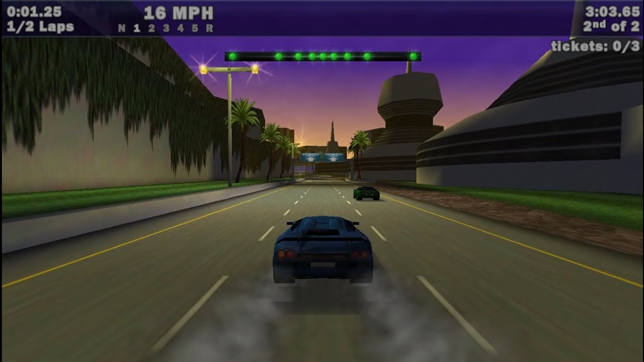 Need for Speed III - Hot Pursuit (1998) Gameplay | Aquatica – Hot Pursuit | Lamborghini Diablo SV