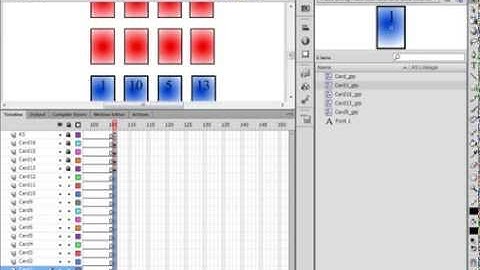 Flash CS6 Tutorial 2 Card Trick Part 2