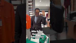 Mike Brown rocking the gray mink at Benedetto