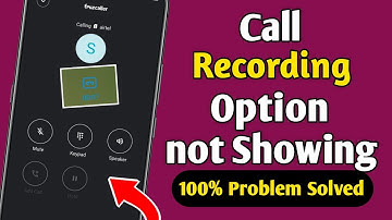 Call recording option not showing in redmi and any android phone || Problem Solved
