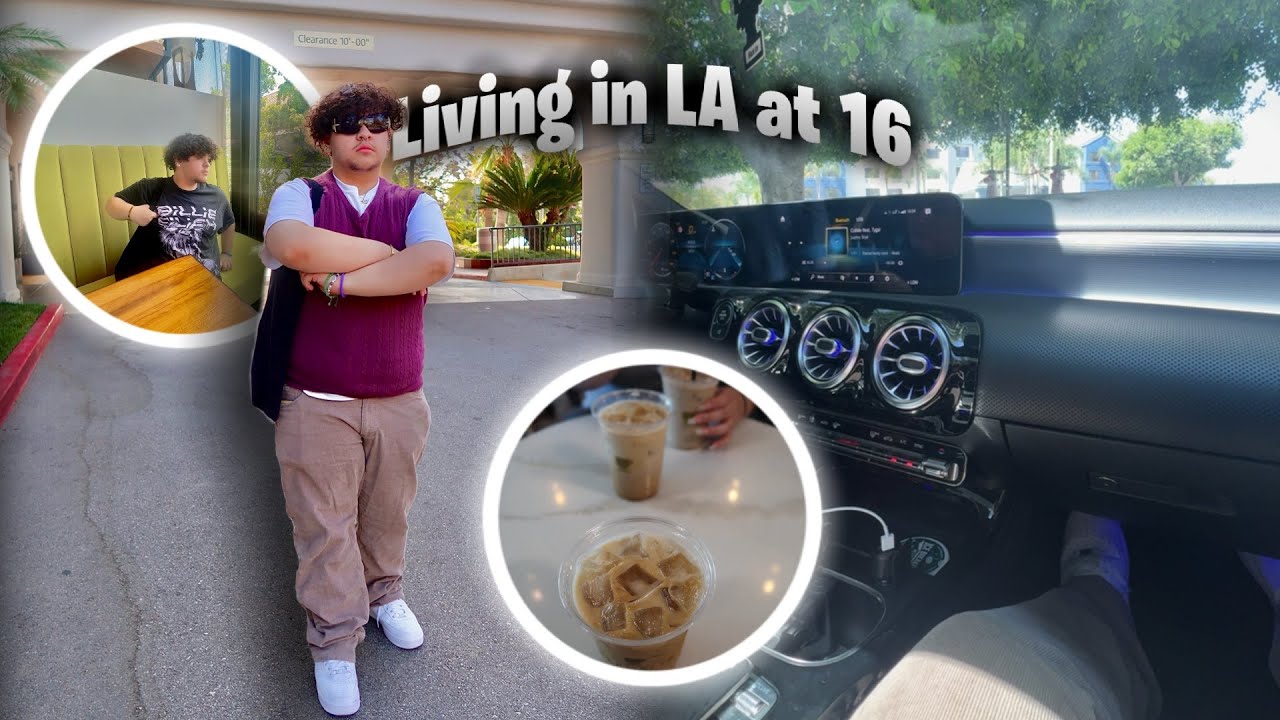 A Day In My Life As A 16 Year Old Living Alone In LA - YouTube