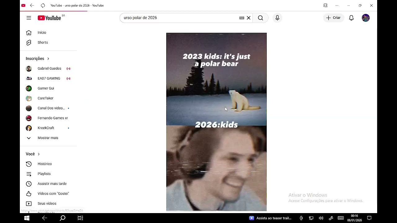 os  reset dos memes... voce nao vai sentir confortavel vendo esse video em 2026...