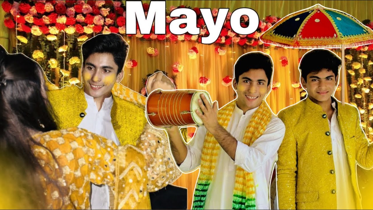 Mayo/ haldi ke rasom (chachu ki mayo) haldi ceremony and my dance😜
