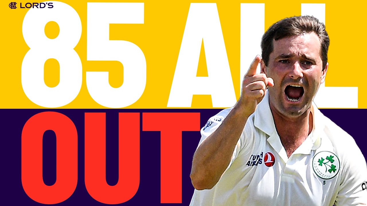 Ирландия SKITTLE Англия за 85 до обеда! | Англия против Ирландии 2019 | Lord's