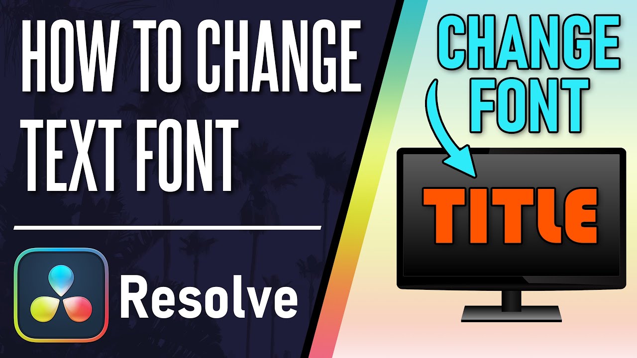 How To Change Text Font In Davinci Resolve YouTube How To Change Text Font In Davinci Resolve YouTube