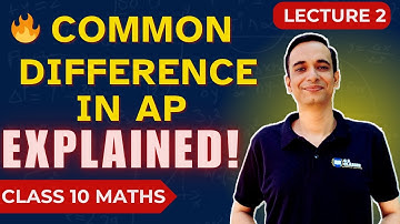 Class 10 Maths | How to Find Common Difference in Arithmetic Progression | Ex 5.1 Q2 NCERT Solution