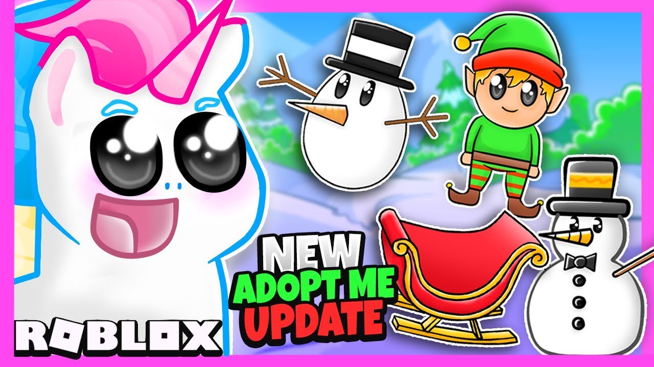 *NEW* Christmas Update in Adopt Me! New Pet Egg, Christmas Carriages and Legendary Pets! Roblox ...