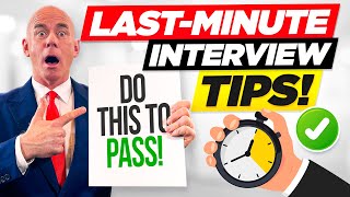 top 10 last-minute interview tips for 2023! (how to pass a job interview!)