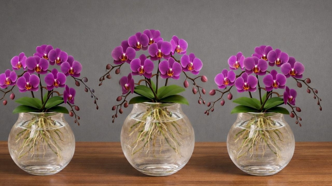 Орхидеи в воде: результаты за 90 дней.