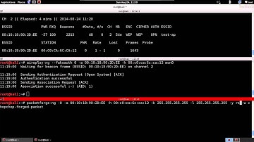 learn cracking wifi keys (WEP WPA WPA2) 14  WEP Cracking   Fragmentation Attack