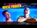 NACHTS im POOL mit unangenehmen FRAGEN und GIN (feat Mexify)