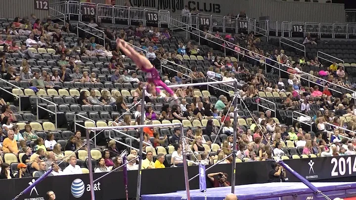 Abby Paulson - Uneven Bars - 2014 P&G Championship...