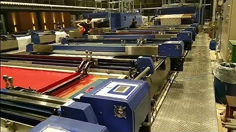 Largest Flatbed Screen Printing machine ( ICHINOSE) [ MS Dying & Printing Bangladesh]
