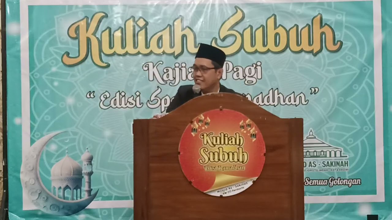 Kuliah Subuh 4 Ramadhan 1447 H/220226 bers Ustadz Drs H Basyaruddin,M.Pd.I di Masjid As Sakinah 