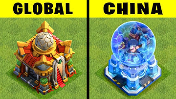30 Differences Between Clash of Clans Global VS China