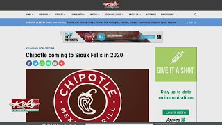 Chipotle coming to Sioux Falls in 2020