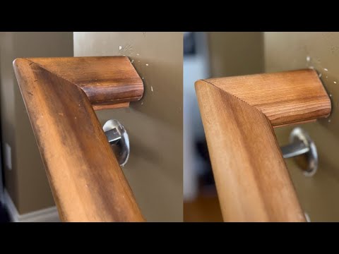 Banister Deep clean - YouTube