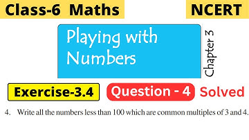 Class 6 Maths NCERT Chapter 3 Playing with numbers Exercise 3.4 Question 4 | #class6 #cbseworldz