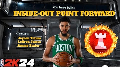 *NEW* RARE INSIDE-OUT POINT FORWARD BUILD IN NBA 2K24! SUPER RARE OVERPOWERED DEMIGOD BUILD NBA 2K24