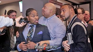 Shawn Porter Confronts Keith Thurman For Rematch Heated Confrontation