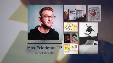 Max Friedman | Robert Busch School of Design | 2015 Alumnus | Kean University