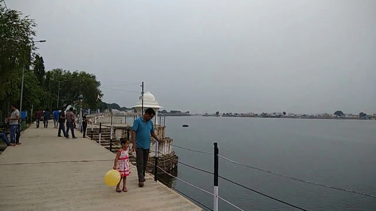 Rajsamand Lake Beautiful View From Irrigation Garden YouTube