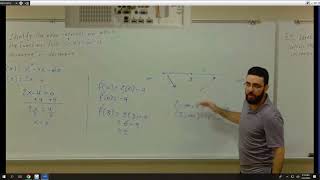 4.3 Increasing and Decreasing Functions and the First Derivative Test