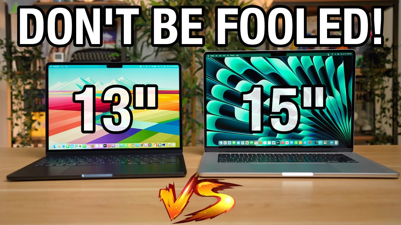 15 MacBook Air VS 13 AIR - DON'T BE FOOLED! 