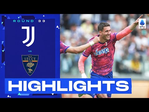 Juventus-Lecce 2-1 | Vlahovic back to scoring ways: Goals &amp; Highlights | Serie A 2022/23