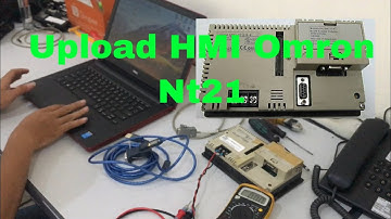 UPLOAD HMI Omron  type lama Nt21-ST121B-E WITH NT-Support Tool