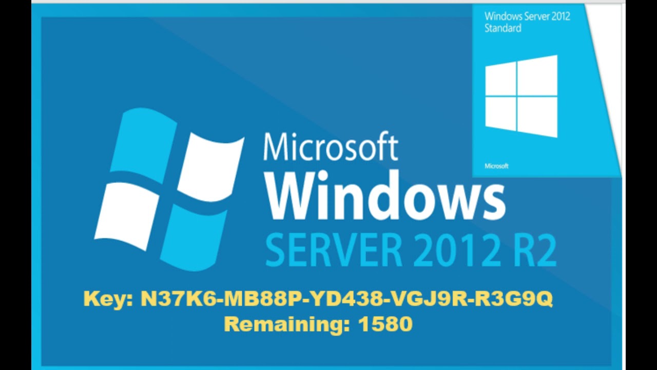Licencia para Windows Server 2012 Standard - YouTube