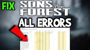 Sons of The Forest – How to Fix All Errors – Complete Tutorial