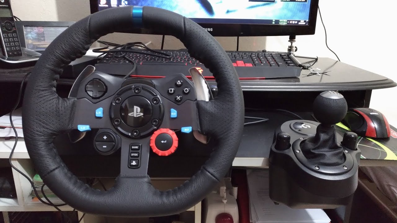 VOLANTE DE 100 REAIS? VOLANTE LOGITECH RALLY VIBRATION FEEDBACK WHEEL  UNBOXING, ANÁLISE E GAMEPLAY! 