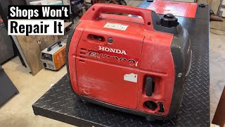 Old Honda EU2000i Generator Leaking Fuel