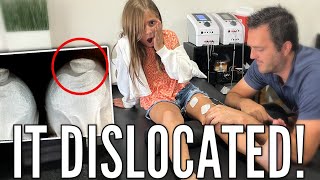 Hallie Painfully Dislocates Her Kneecap! | Her ReInjury Could Cost Her a Year of Dance