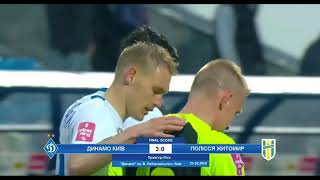 Динамо 3-0 Полісся коротко голи.