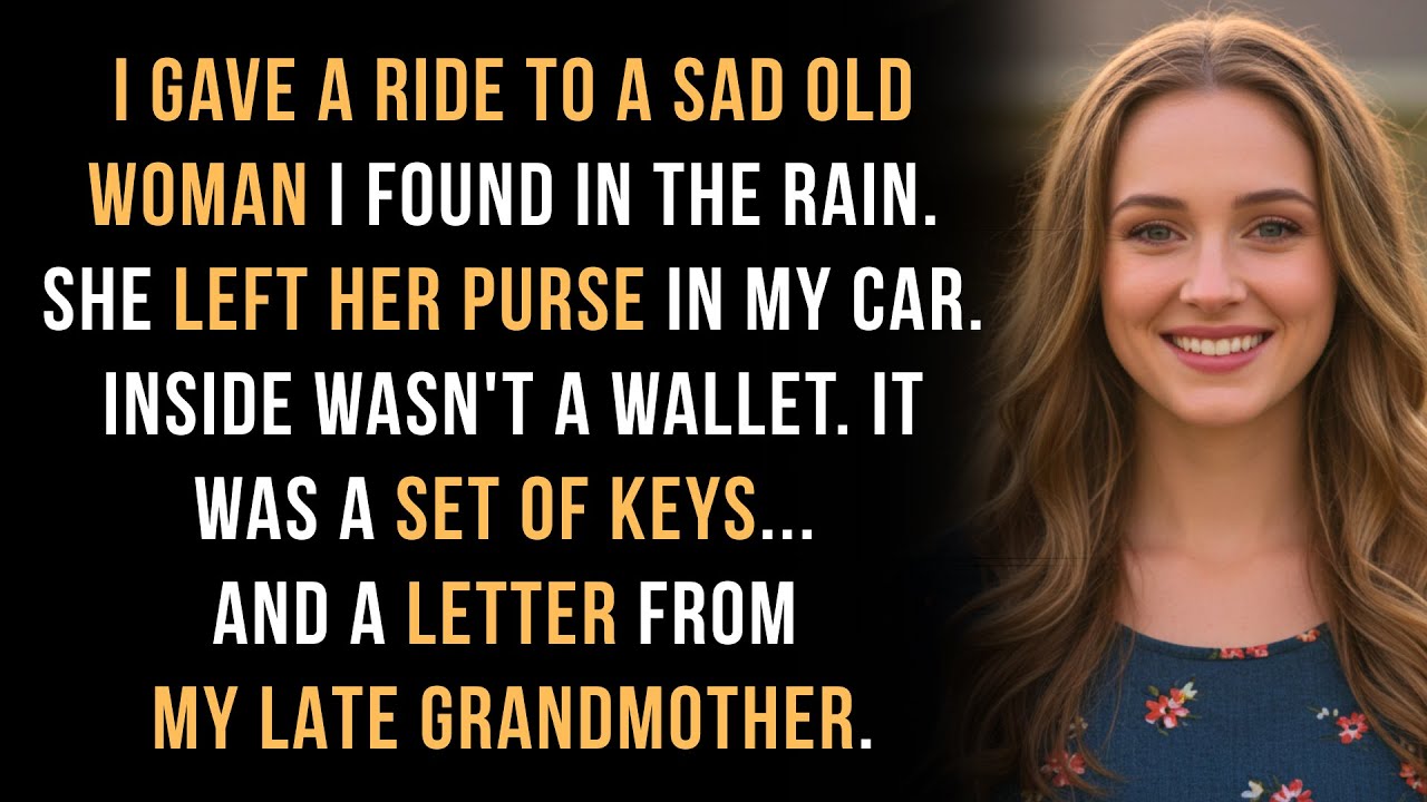 I Offered A Ride To A Woman In The Rain. She Left Something In My Car That Changed Everything
