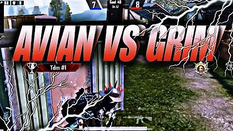 ⚡AVIAN VS GRIM⚡ | TDM GOAT VS CONQUEROR PLAYER | AVIAN |  1V1 WITH CONQUEROR PLAYER 